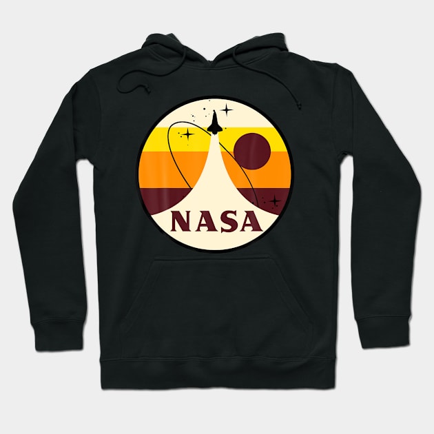 NASA Sunset Landscape Lift Off Hoodie by ANGELA2-BRYANT